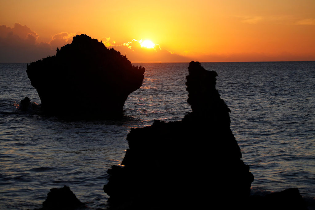 Sunset at Tiang Bendera Beach Rote Island
